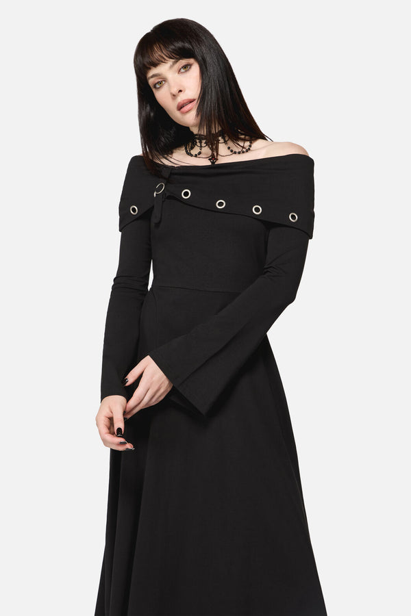 chinese dress ladies Avril Goth Maxi Dress – Dangerfield NZ