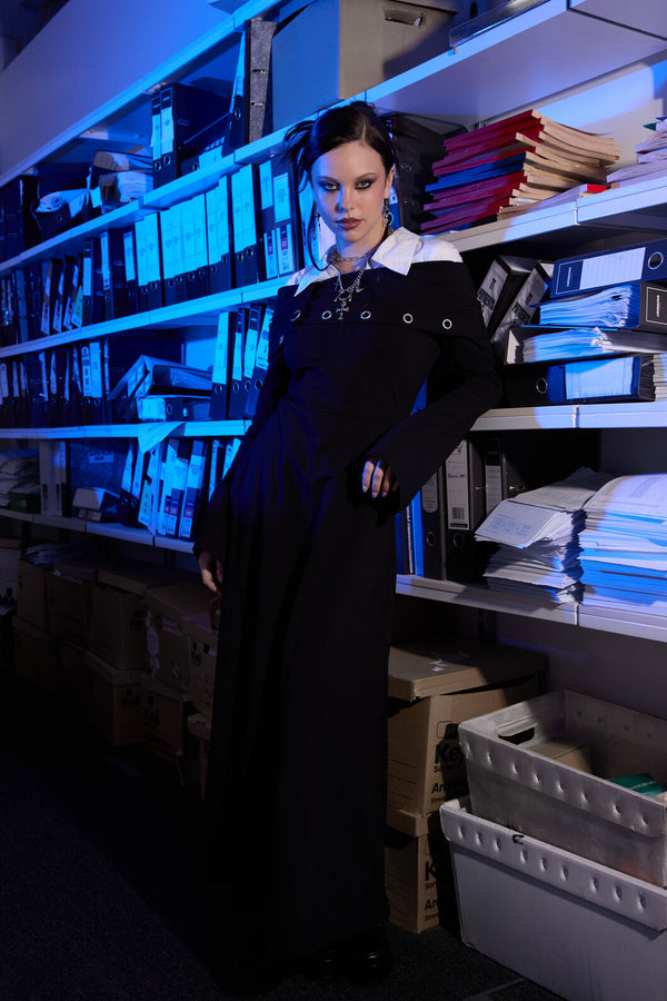 Dangerfield NZ - Avril Goth Maxi Dress - black