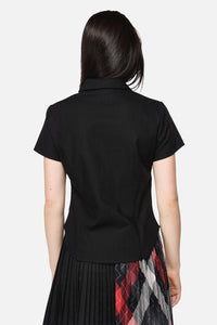 Dangerfield NZ - Armoured Goth Blouse - black