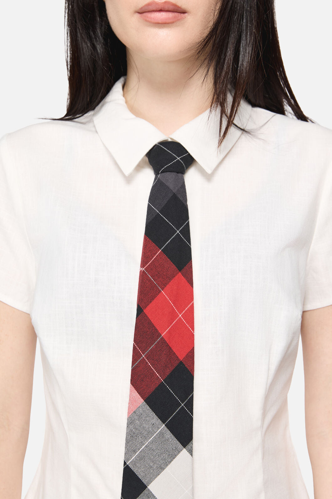 Dangerfield NZ - Armoured Goth Blouse - white