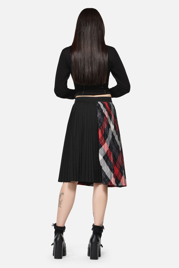 Dangerfield NZ - Trickster Goth Midi Skirt - multi