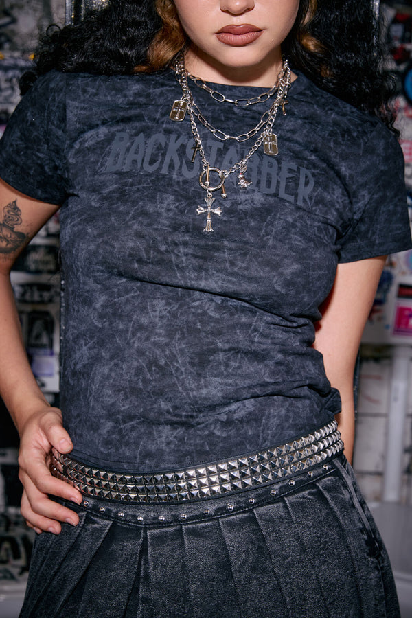 Dangerfield NZ - Backstabber Goth Tee - grey