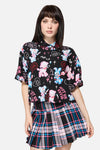 Dangerfield NZ - Creeps Goth Blouse - black