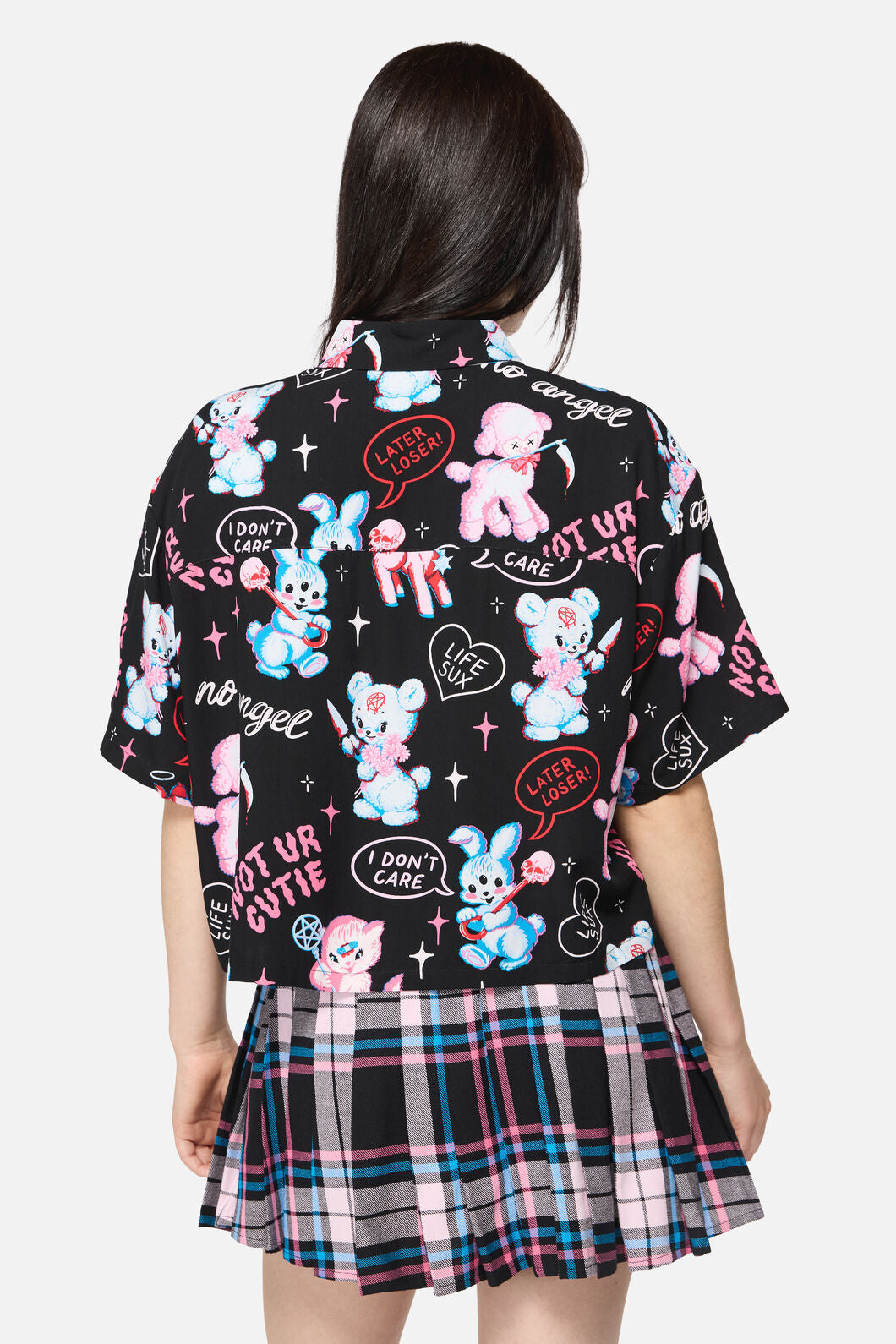 Dangerfield NZ - Creeps Goth Blouse - black