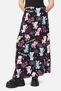 Dangerfield NZ - Creeps Goth Midi Skirt - black