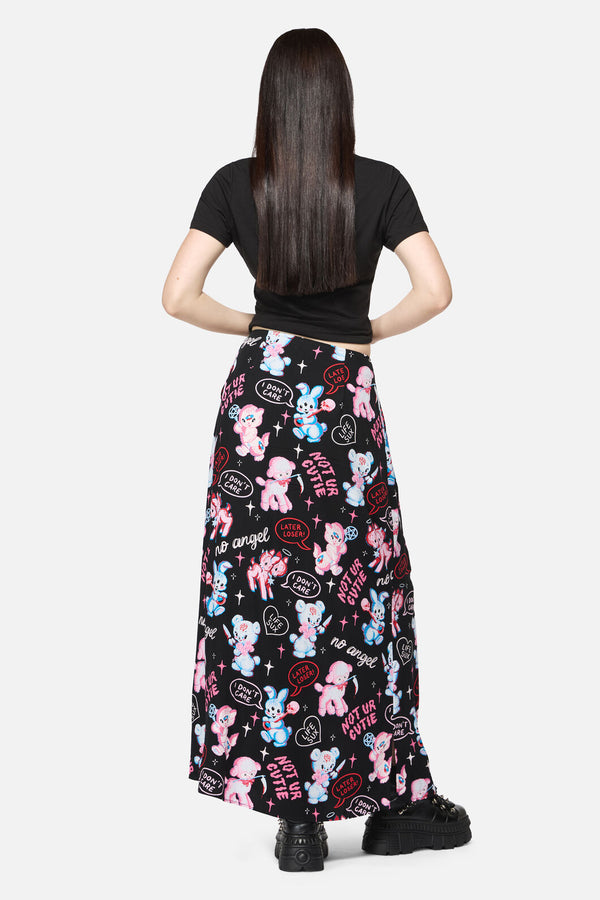 Dangerfield NZ - Creeps Goth Midi Skirt - black
