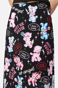 Dangerfield NZ - Creeps Goth Midi Skirt - black