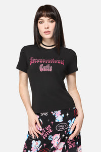 Dangerfield NZ - Cutie Goth Tee - black