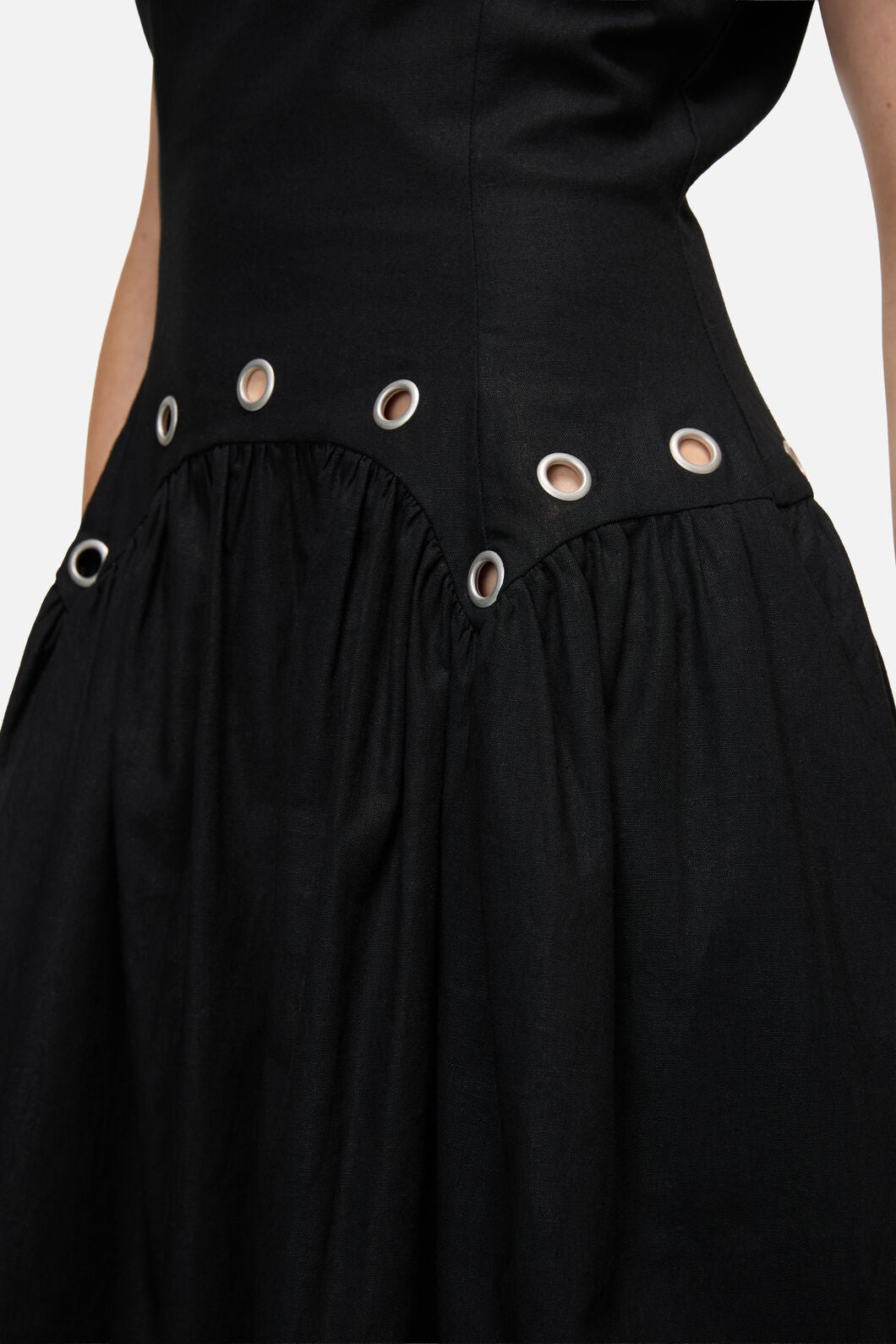 Dangerfield NZ - Mischief Goth Eyelet Dress - black