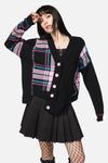 Dangerfield NZ - Spliced Goth Cardigan - multi