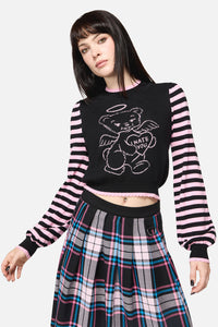 Dangerfield NZ - Hater Goth Knit - black-pink