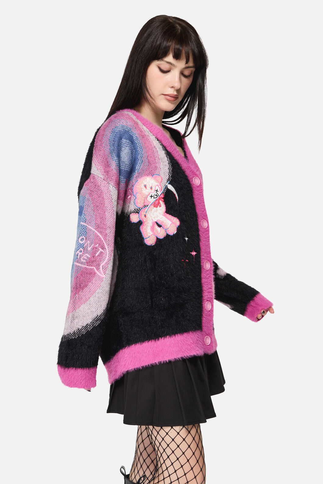 Dangerfield NZ - Creeps Goth Cardigan - multi