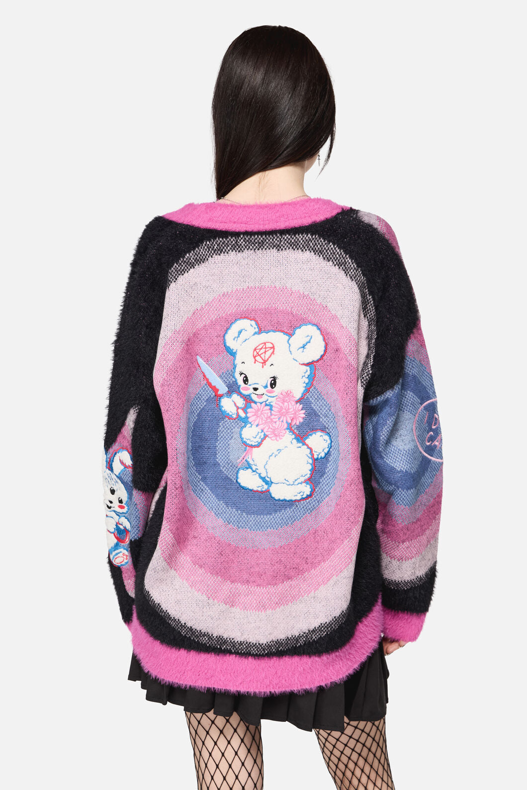 Dangerfield NZ - Creeps Goth Cardigan - multi