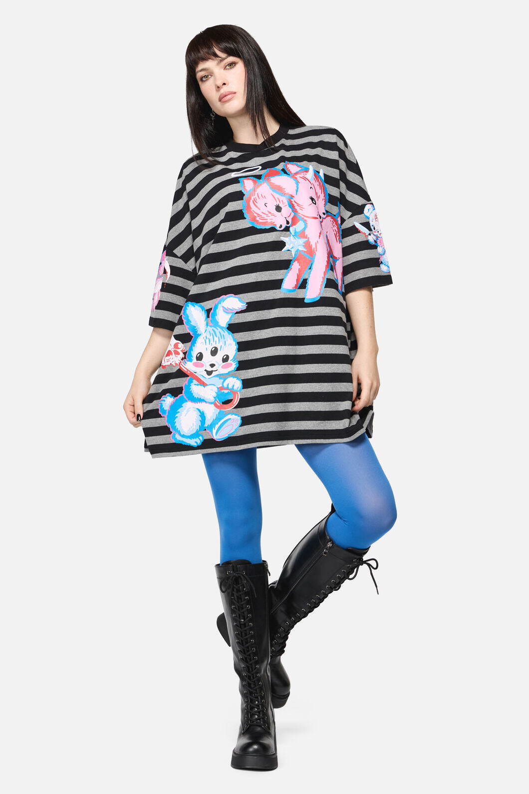 Dangerfield NZ - Creeps Goth Oversized Tee - multi
