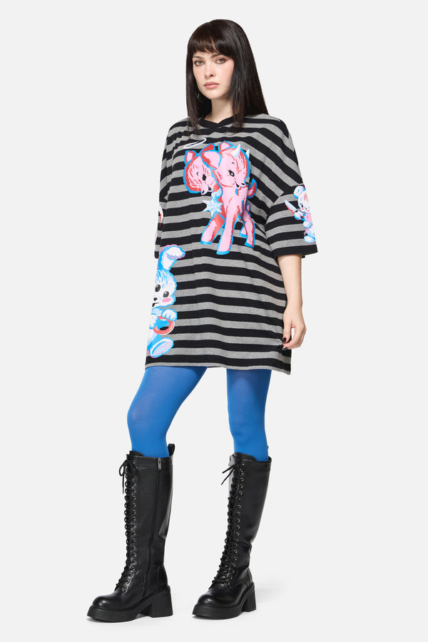 Dangerfield NZ - Creeps Goth Oversized Tee - multi