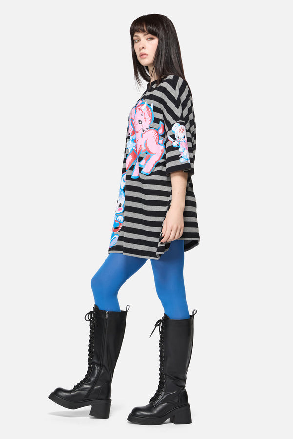 Dangerfield NZ - Creeps Goth Oversized Tee - multi