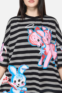 Dangerfield NZ - Creeps Goth Oversized Tee - multi