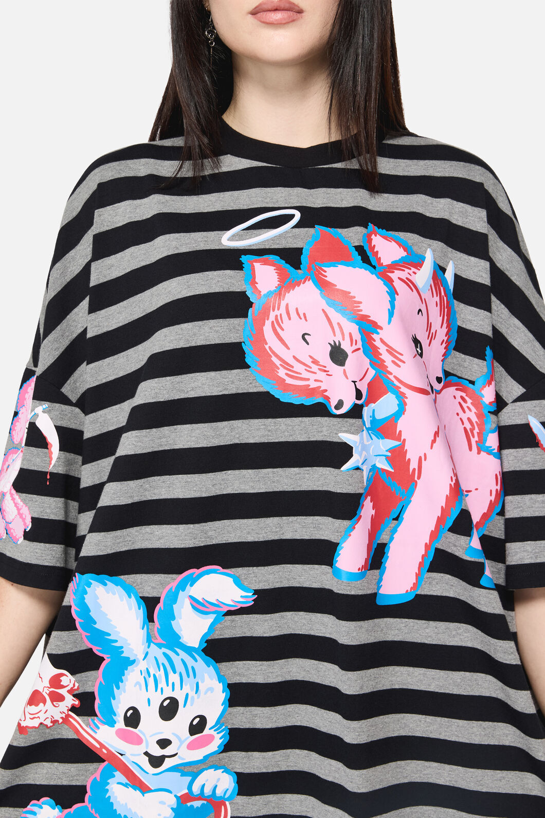 Dangerfield NZ - Creeps Goth Oversized Tee - multi