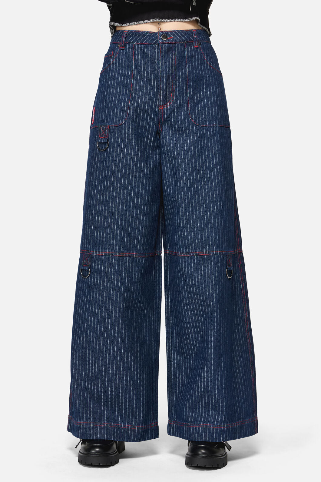 Dangerfield NZ - Anon Pin Stripe Jeans - indigo
