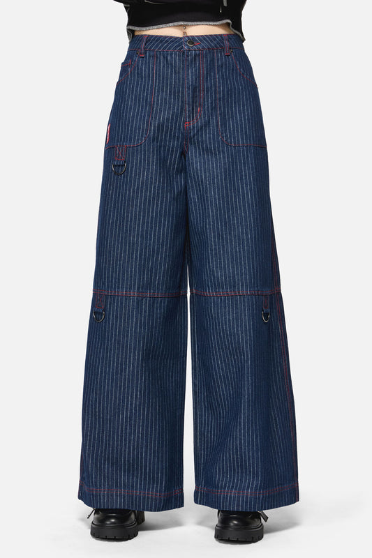 Dangerfield NZ - Anon Pin Stripe Jeans - indigo