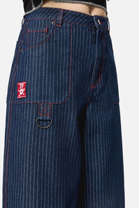 Dangerfield NZ - Anon Pin Stripe Jeans - indigo
