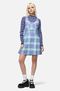 Dangerfield NZ - Genesis Tartan Pinafore - blue