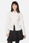 Dangerfield NZ - Avril LS Blouse - white