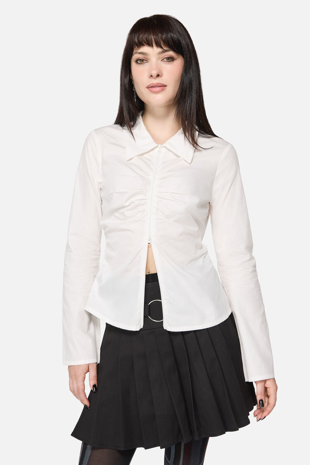 Dangerfield NZ - Avril LS Blouse - white