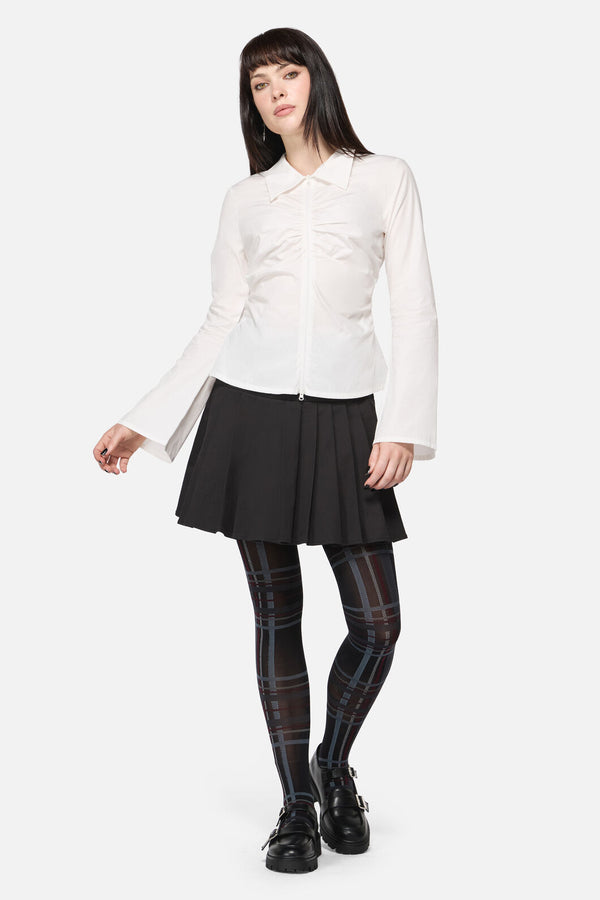 Dangerfield NZ - Avril LS Blouse - white