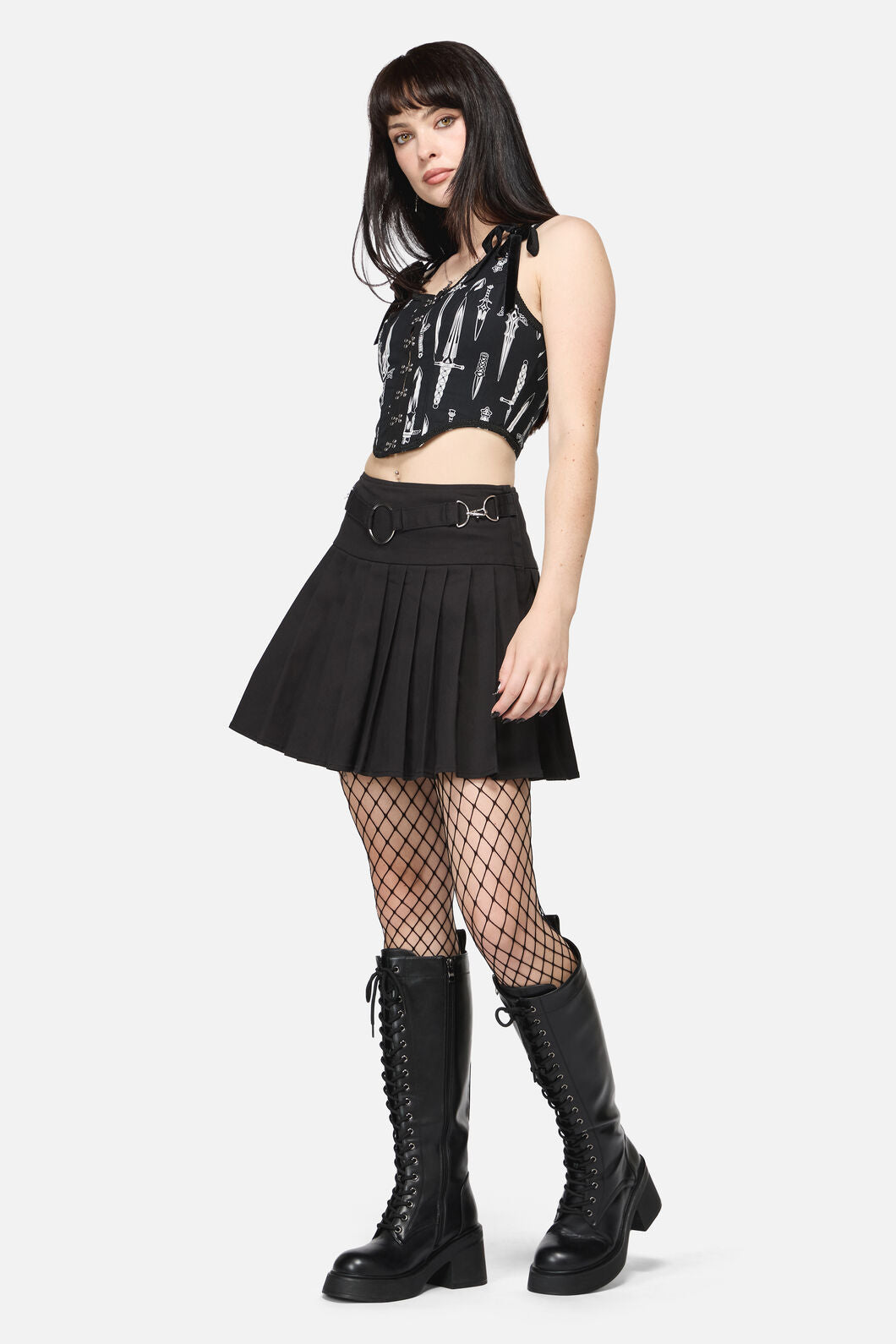 Dangerfield NZ - Avril Goth Skort - black