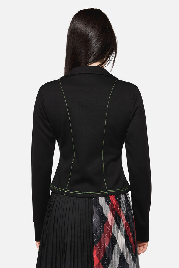 Dangerfield NZ - Trickster Goth LS Top - black