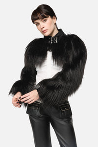 Dangerfield NZ - Armoured Fur Sleeves - black