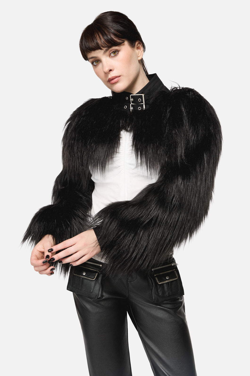 Dangerfield NZ - Armoured Fur Sleeves - black