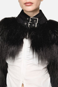 Dangerfield NZ - Armoured Fur Sleeves - black