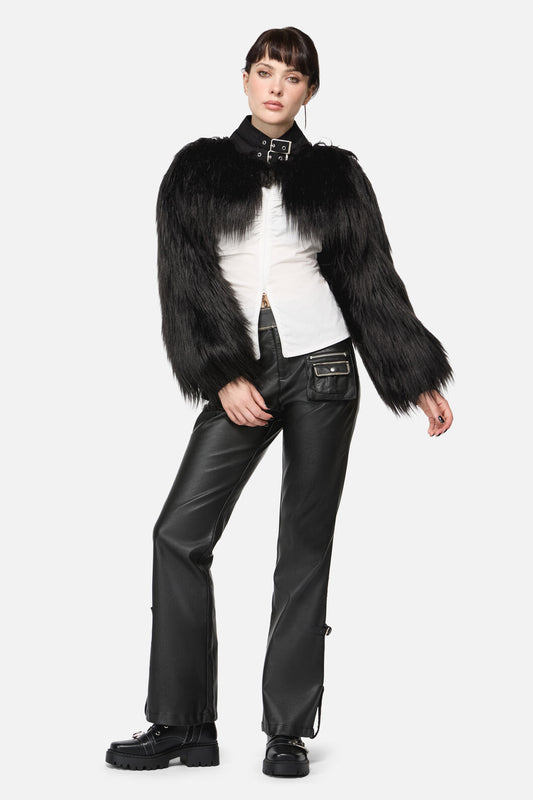 Dangerfield NZ - Armoured Fur Sleeves - black