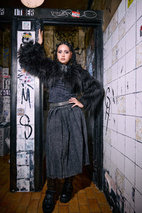 Dangerfield NZ - Armoured Fur Sleeves - black
