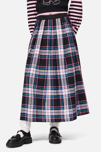 Dangerfield NZ - Hater Goth Midi Skirt - pink