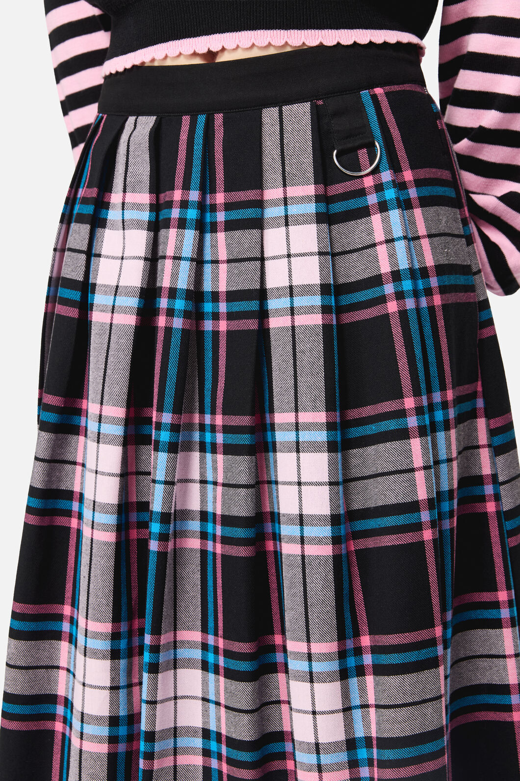 Dangerfield NZ - Hater Goth Midi Skirt - pink