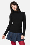 Dangerfield NZ - Armoured Goth Knit - black