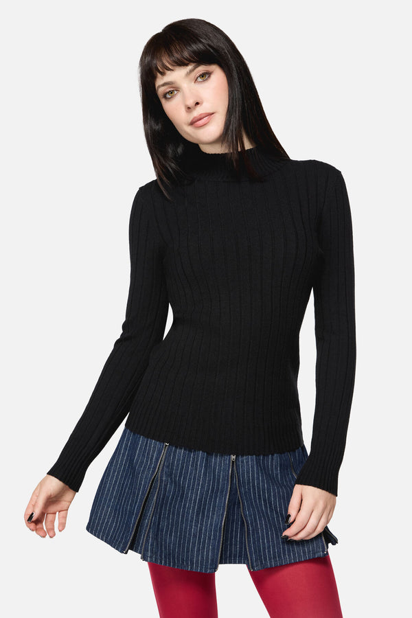 Dangerfield NZ - Armoured Goth Knit - black