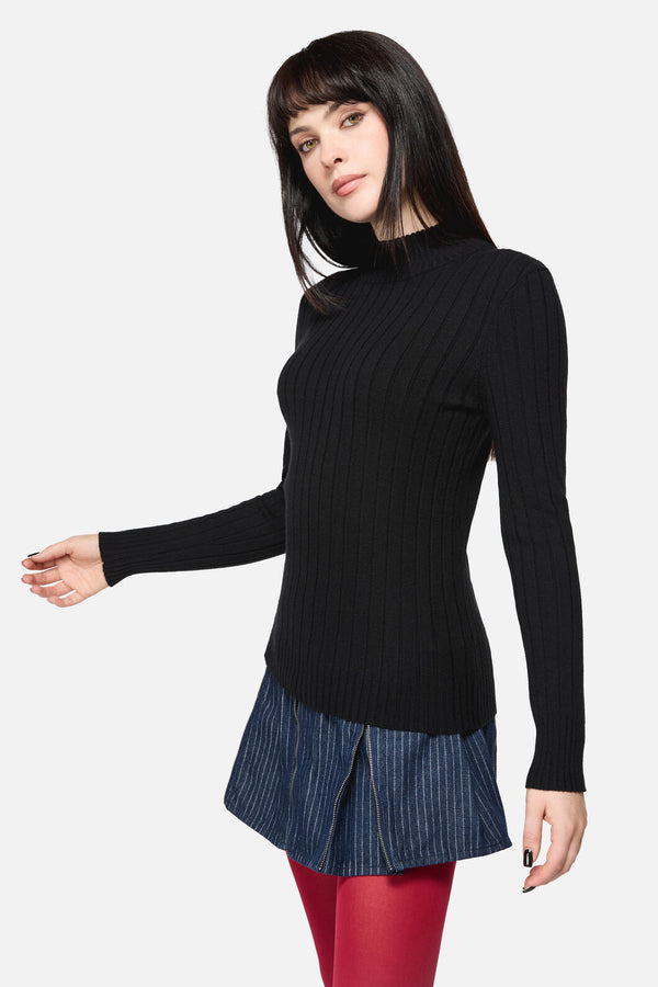 Dangerfield NZ - Armoured Goth Knit - black