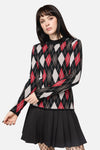 Dangerfield NZ - Trickster Goth Knit - multi