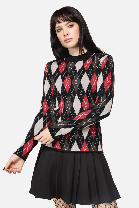 Dangerfield NZ - Trickster Goth Knit - multi