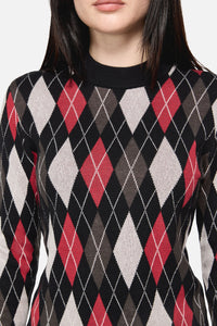 Dangerfield NZ - Trickster Goth Knit - multi
