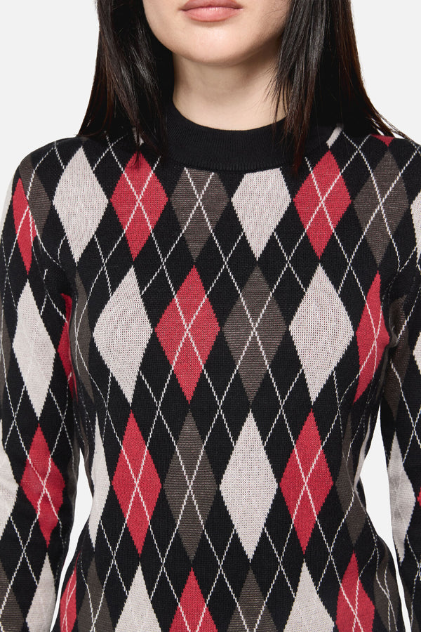 Dangerfield NZ - Trickster Goth Knit - multi