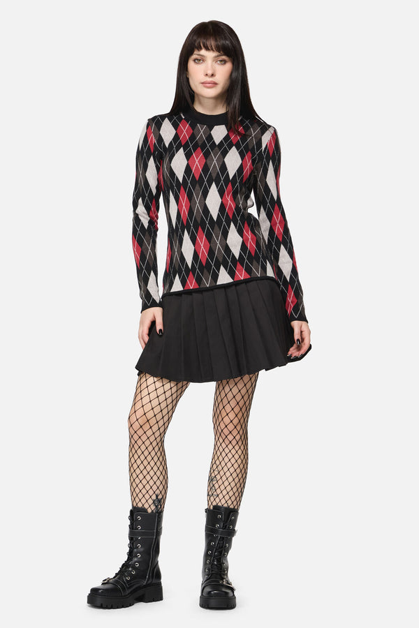 Dangerfield NZ - Trickster Goth Knit - multi