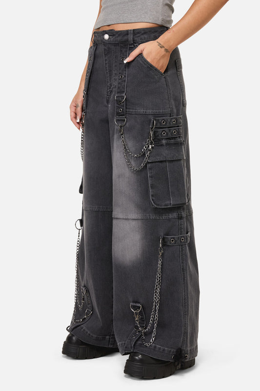 Dangerfield NZ - Diffused Cargo Pant - grey