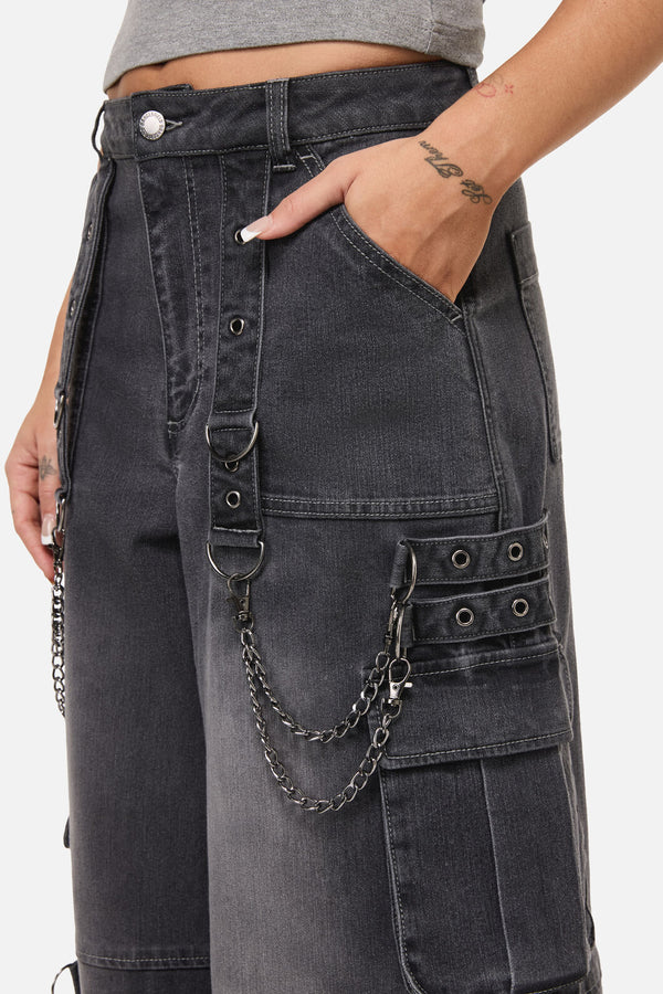 Dangerfield NZ - Diffused Cargo Pant - grey