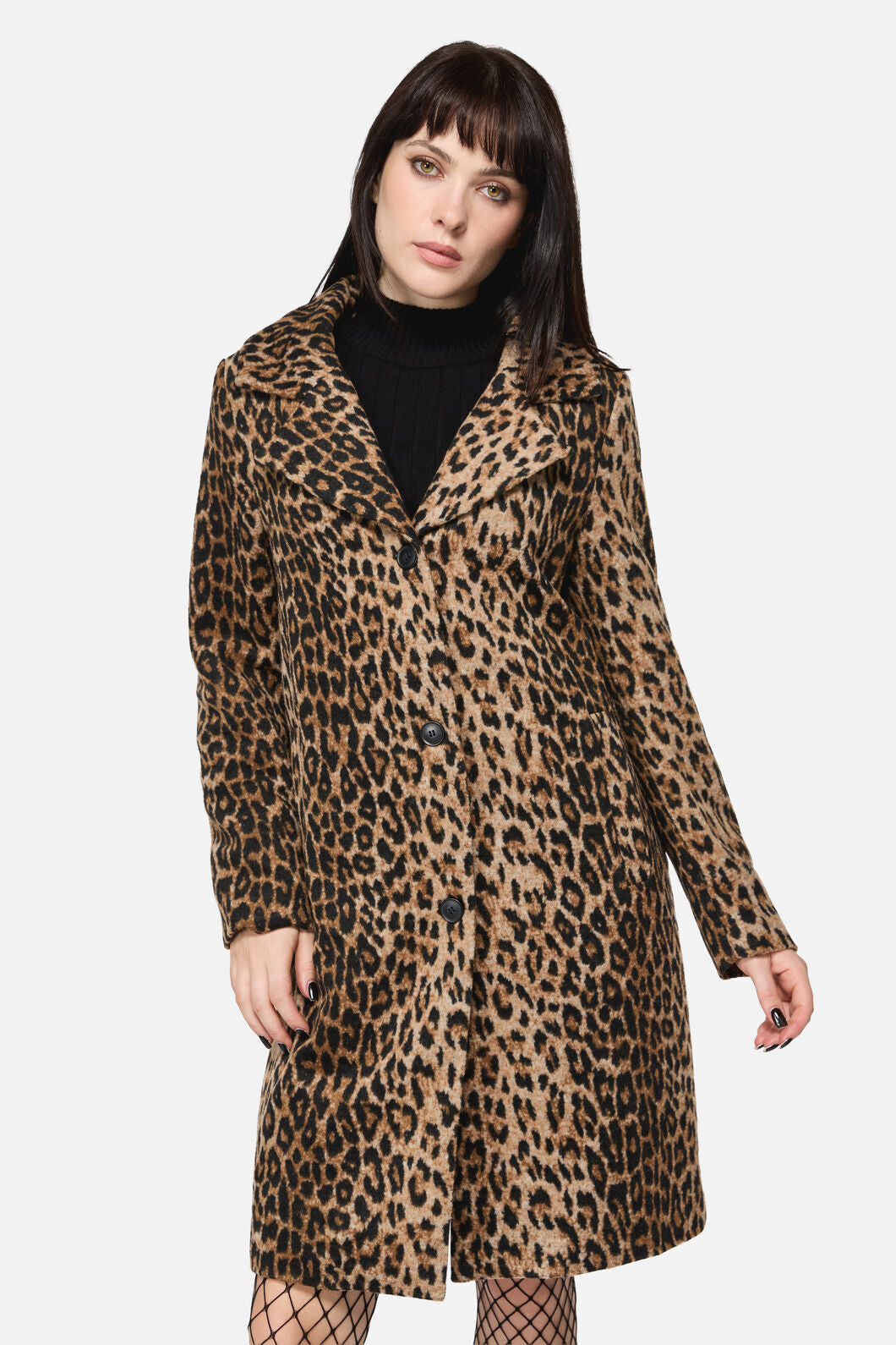 Dangerfield NZ - Creep Leopard Coat - multi