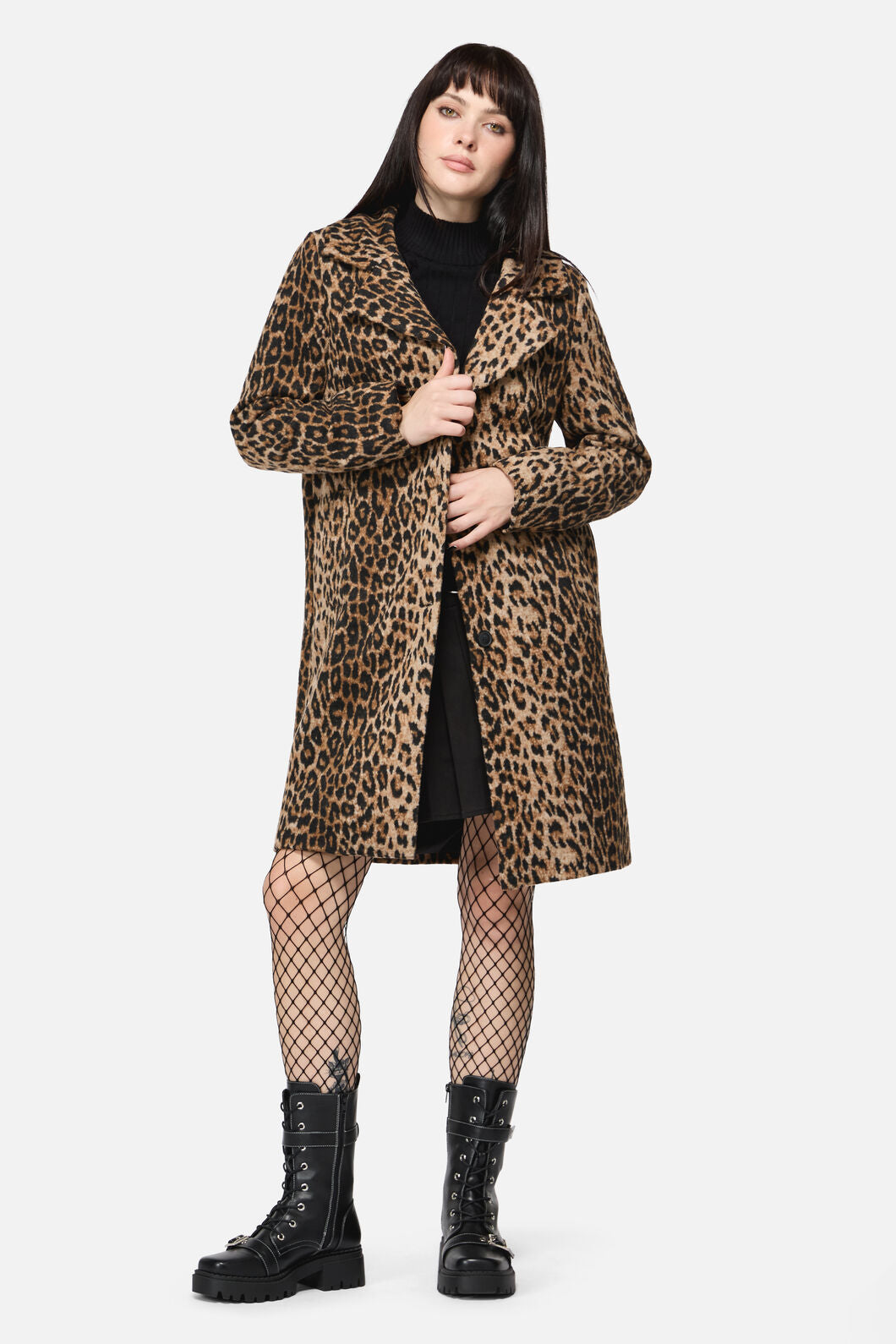 Dangerfield NZ - Creep Leopard Coat - multi